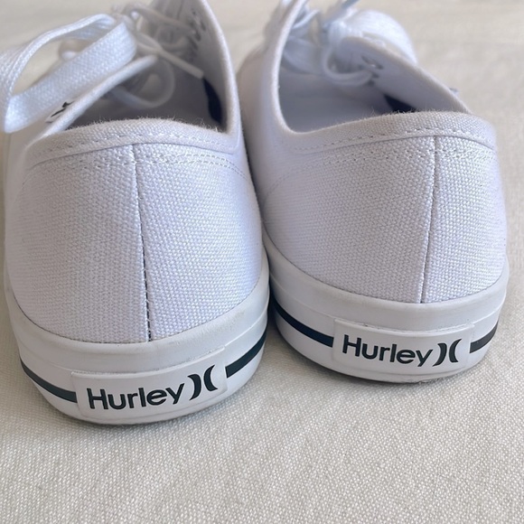 𝅺hurley Ceta Lace Up Casual White Sneakers Size 9.5M - Picture 4 of 7